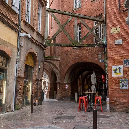 公寓 L'atypique Au Centre Des Arcades Elegant Spacieux *