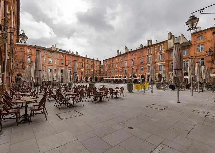 Apartment L'atypique Au Centre Des Arcades Elegant Spacieux Montauban